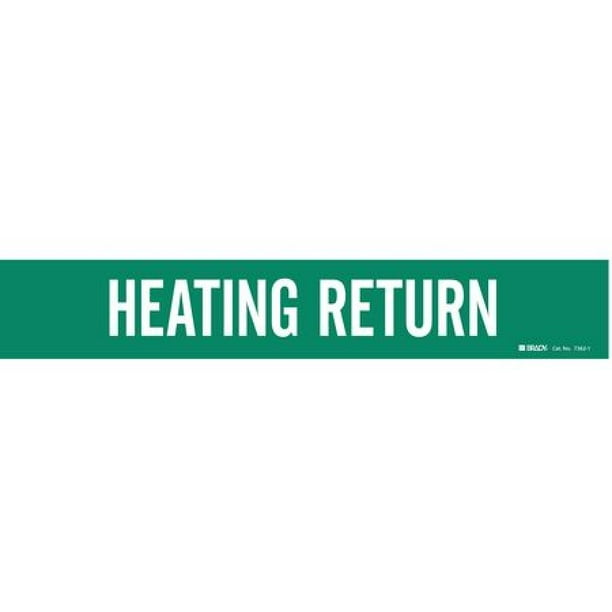 Pipe Mrkr Heating Supply 2-1/2to7-7/8 In Pipe Mrkr Heating Supply 2-1/2to7-7/8 In